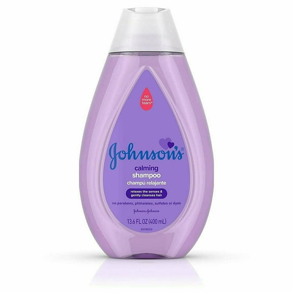JOHNSON'S Calming Baby Shampoo with Soothing NaturalCalm Scent 13.6 oz (Pack of 2)