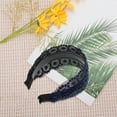 thumbnail image 6 of Unique Bargains 1 Pc Dot Pattern Headband 5.91"x4.33" Blue, 6 of 6