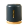 thumbnail image 1 of Ynlkorvg Kitchen Cleaning Supplies Plastic Trash Can Creative Mini Desktop Trash Can With Lid Small Home Office Cleaning Trash Button Desktop Storage Bin, 1 of 6