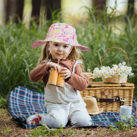 

Toddler Kids Baby Boys Girls Floral Animal Sunscreen Cap Baby Hat Bucket Cap