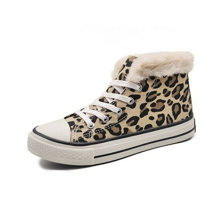 NEW Fashion Women's Canvas Snow Sneakers Leopard Print Wear-resistant Sneakers | Walmart Canada NEW Fashion Women's Canvas Snow Sneakers Leopard Print Wear-resistant Sneakers | Walmart Canada