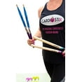thumbnail image 2 of CardioStix Bundle Plus Weighted (1 PAIR YOU CHOOSE) 5oz per pair American Hickory Wood Cardio Drum Sticks 2B 16 Inches Long w/NEW IMPROVED GRIPS | For Drumming, Fitness, Exercises(Flag), 2 of 3