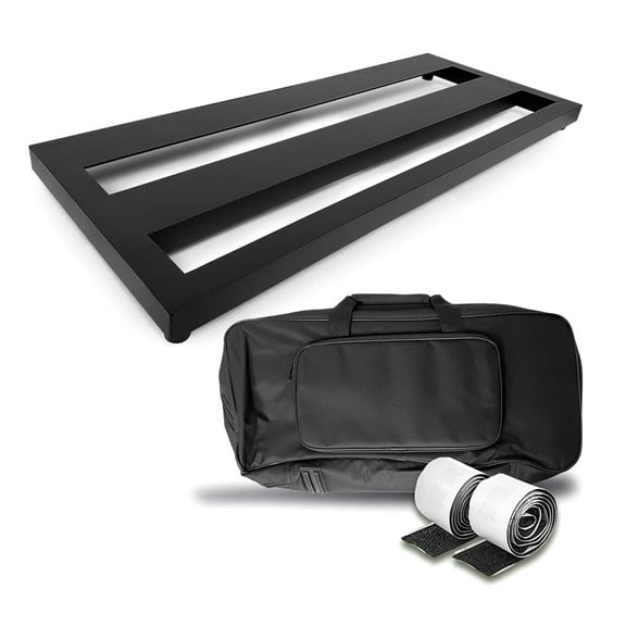 Guitar Pedalboard Medium Size Aluminum Alloy Guitar Pedal Board with Carry Bag