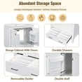 thumbnail image 6 of Bellemave 30" Bathroom Vanity with Single Sink, Wood Combo Cabinet Undermount Sink, Bathroom Storage Cabinet with 2 Doors and a Drawer, Soft Closing, Multifunctional Storage (White), 6 of 10