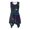 Colorful Science Formula Print, variant on HELLHERO Ladies Irregular Hem Casual Dress, Colorful Science Formula Asymmetric Sleeveless Sundress, with side pockets Summer Sleeveless Midi Dress for Dating Beach