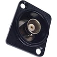 thumbnail image 2 of HUGFEGWE BNC D Panel Mount Connector BNCQ9 Solder Type SDI Video Coaxial BNC Female to Female Connector Socket for Monitoring System (Black Shell) CJB91-100591, 2 of 9