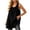 Black(Tank Top), variant on Cotton Linen Sleeveless Tunic Top for Women with Side Slits Round Neck Summer Casual Loose Fit Tank Blouse
