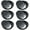6Pcs, variant on 10cm Mini Pie Muffin Cupcake Pans Non-Stick Tart Quiche Flan Pan Molds Pie Pizza Cake Mold Removable Loose Bottom Round Bakeware