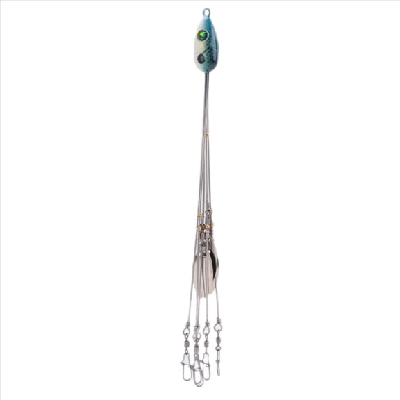 Umbrella Rigs for Stripers Fishing, Freshwater Fishing Swimbait Lures Rig Kit, Blue