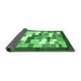 thumbnail image 2 of Ahgly Company Indoor Square Abstract Emerald Green Contemporary Area Rugs, 8' Square, 2 of 4