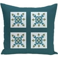 thumbnail image 1 of Simply Daisy 16" x 16" Four Square Geometric Print Outdoor Pillow, 1 of 1