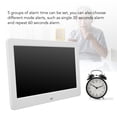 thumbnail image 3 of Reloj Despertador Digital, Pantalla De 10,2 Pulgadas, 5 Alarmas, Sincronización Wifi, Pronóstico Del Tiempo, Reloj De Control Remoto Para Personas Mayores, Soporte De Escritorio, 3 of 7