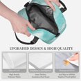 thumbnail image 3 of Naloa Blue Marble Print Lunch Bag for Women & Men Insulated Lunch Box or Cooler Lunch Tote Bags for Work, Travel, Outdoor, 3 of 5