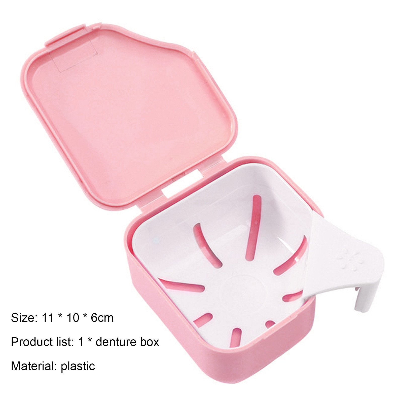 XINHUADSH Helpful Denture Cleaning Box Convenient for Cleaning Denture