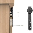 thumbnail image 4 of Mini Sliding Barn Door Hardware Kits For Cabinet Doors Rail Set Smooth Silent Door Roller Rail For Single Door Hardware Doors ,Easy to Install, 4 of 7
