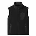thumbnail image 3 of Lyrehush Mens Fleece Vest Jackets Full-Zip Warm Sleeveless Thermal Layering Outerwear Side Zip Pockets Winter Fall Vests, 3 of 7
