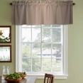 thumbnail image 4 of Brown Ombre Valances for Windows, Decorative Rod Pocket Window Valance Curtains, Modern Gradient Abstract Art Short Curtain Drapes for Kitchen/Bathroom/Living Room, 2 Panels, 42" W x 12" L, 4 of 8