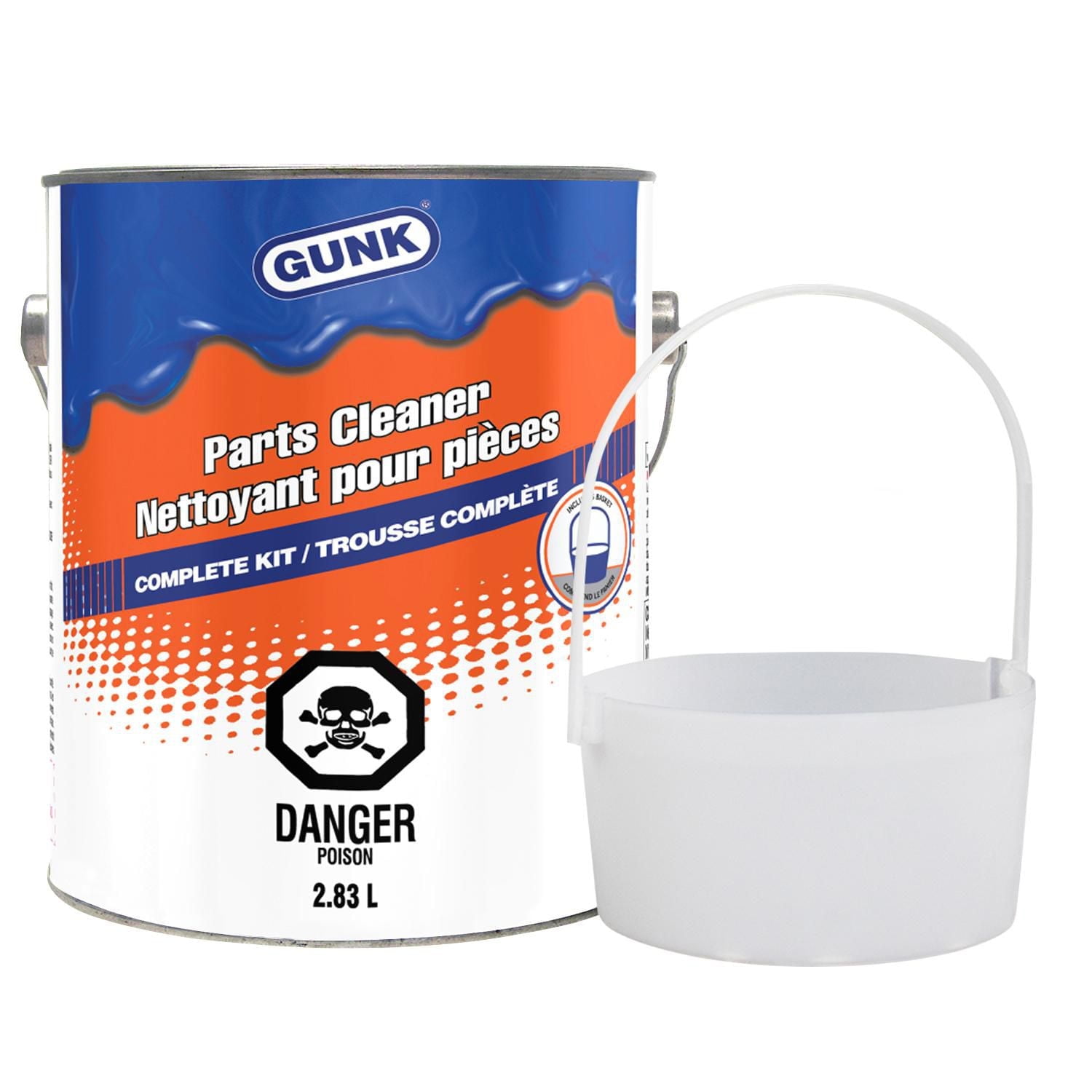 Gunk Parts Cleaner with Drip Basket