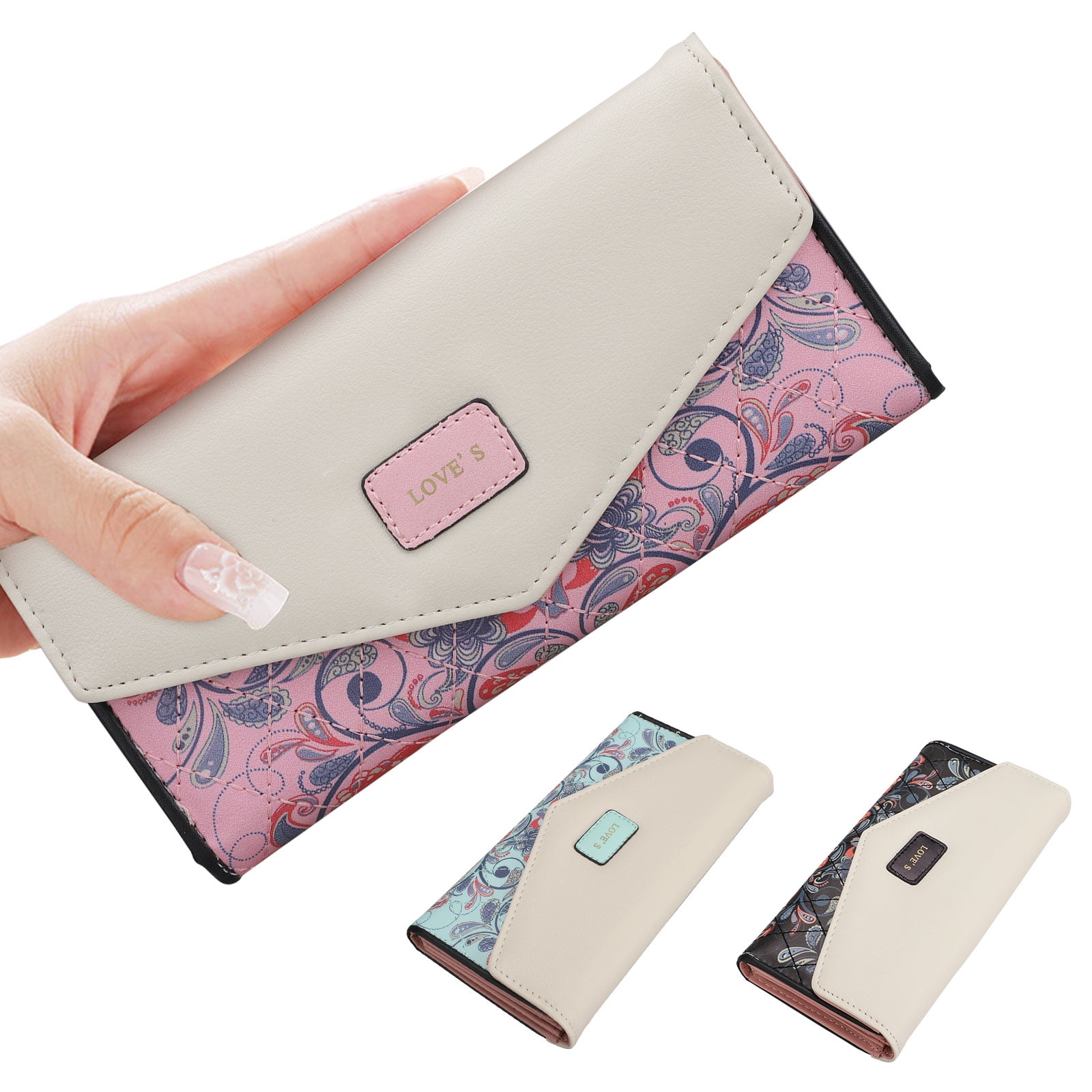 FarJing Women Fashion Multi-Function Long Creative Mobile Phone Bag Wallet Card Pack Coin Purse