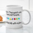 thumbnail image 3 of CafePress - ABA Therapists Are Special People, Just Like Kids - 11 oz Ceramic Mug - Novelty Coffee Tea Cup, 3 of 4