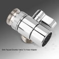 thumbnail image 4 of Brass Basin Faucet Splitter for Kitchen Bathroom Faucet Adapter 3 Way Faucet Drain Valve Replacement Part, 4 of 5