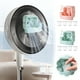 thumbnail image 1 of Ventilador eléctrico | Ventilador de piso y escritorio para el hogar | Diseño avanzado de conductos de aire para un enfriamiento rápido | Oscilación de 360° | Velocidades de viento ajustables |, 1 of 7