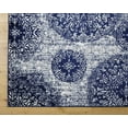 thumbnail image 7 of Hauteloom Nubia Living Room, Bedroom Area Rug - Farmhouse - Navy,Pale Blue - 8'10" x 12', 7 of 7