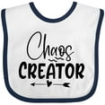 thumbnail image 3 of Inktastic Baby Chaos Creator Design with Heart Arrow Boys or Girls Baby Bib, 3 of 4