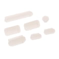 thumbnail image 4 of 21 Unids Cubierta de Goma USB Transparente Juego Juego de Tomas de Audio Ranura Protección Tapones polvo para Soledad Enchufe antipolvo de computadora, 4 of 6