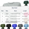 thumbnail image 3 of Yuanlook Women's Oversized Short Sleeve T-Shirt Summer Casual Drop Shoulder Tops Solid Color Crewneck Tees S-XL, 3 of 8