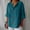 Sky Blue, variant on Outfmvch 3/4 Sleeve Tops for Women Cotton Linen Tops for Women Button Down Shirts Lantern Sleeve Tops for Women Loose Fitting Tops for Women Short Sleeve Shirts for Women Linen Shirt Beige L