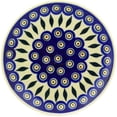 thumbnail image 2 of Polmedia Peacock Polish Pottery Decorative Plate, 2 of 6