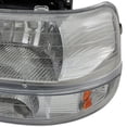 thumbnail image 5 of AKKON - 4 Pieces Combo For 1999-2002 Sivlerado 00-06 Suburban Tahoe Headlights Front Lamps + Bumper Signal Lights LH+RH Pair, 5 of 5