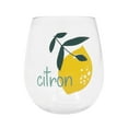 thumbnail image 1 of Mainstays Lemon Plstic Stemless Wine Glass Assorted Colour, 16oz 1pc, 1 of 9