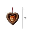thumbnail image 3 of Hogar y jardín, Adornos colgantes, Decoración en forma de corazón, Colgante de acrílico, 3 of 7