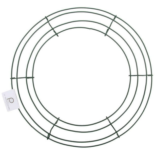 Metal wreath deals frame