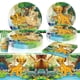 thumbnail image 2 of Decoraciones para fiesta de cumpleaños del Rey León Simba, pancarta con globos, mantel, vasos y platos de papel, servilletas para chico, Baby Shower, 2 of 4