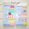 thumbnail image 4 of Fortune 8pcs Baby Facecloth Portable Square Various Pattern Stylish Soft Towel, 4 of 6