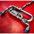 thumbnail image 4 of Valvetronic Design Exhaust Muffler UVM.63MM.TSTYLE.X1 T-Style; Single 2-1/2 Inch Inlet; Dual 2-1/2 Inch Outlet; 27 Inch Overall Length, 4 of 4