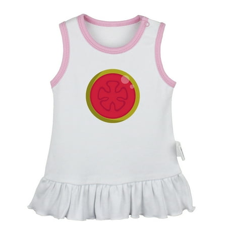 

Fruit Guava Pattern Dresses For Baby Newborn Babies Skirts Infant Princess Dress 0-24M Kids Graphic Clothes (White Sleeveless Dresses 18-24 Months)