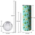 thumbnail image 6 of Avocado Skinny Tumbler 20oz - Insulated Water Bottle- Insulated Travel Coffee Mug, 6 of 7