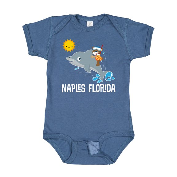 Inktastic Naples Florida Vacation Boys or Girls Baby Bodysuit