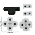 thumbnail image 2 of lanema 5Pcs/Set Silicone Conductive Rubber Pad Keypads Replacement for PS3Controller Repair Kit Gaming Accessories, 2 of 8
