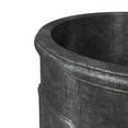 thumbnail image 3 of LeisureMod Meadow Fiberstone and MGO Clay Planter, Mid-Century Modern Round Planter Pot for Indoor and Outdoor (Black, 11 Inch), 3 of 8