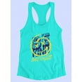 thumbnail image 3 of Be Kind Only Myself Spray Racerback Tank Women -Image by Shutterstock, Female Small, 3 of 4