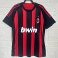 thumbnail image 1 of 0809 Retro Ac Milan Home. Football Classic Jersey, 1 of 2