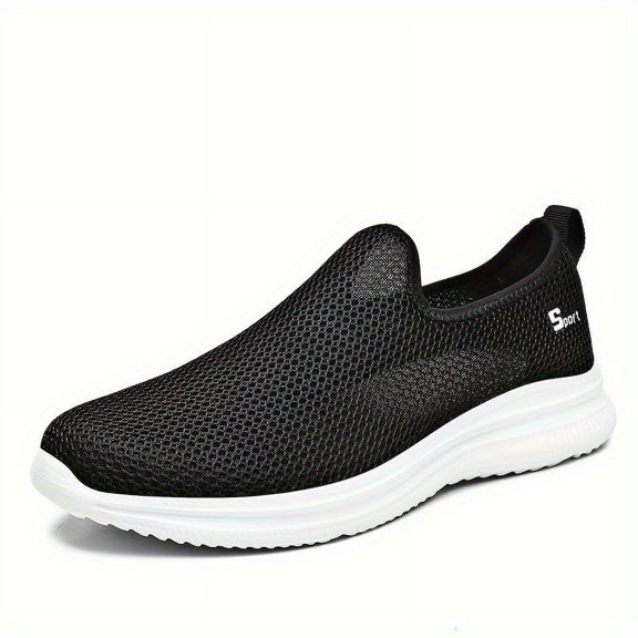 Autumn Men's Mesh Casual Sneakers, Lightweight and Versatile Couple's Slip-On Mesh Shoes, Sizes
