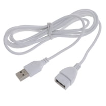 GJX White USB Extension Cable Extender Lead A Male to Female 1.5M 5ft
