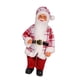 thumbnail image 2 of Muñeco de Papá Noel, decoración navideña, colección de obras de arte, adorno decorativo para gabinete rojo blanco, 2 of 9