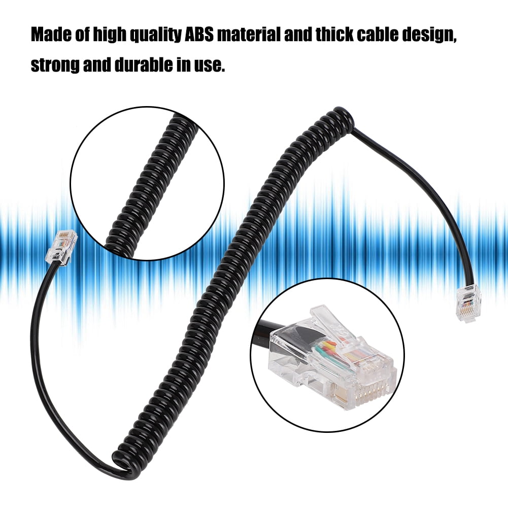 Rdeghly Hand Microphone Cable Replacement,8 Pin Speaker Mic Hand